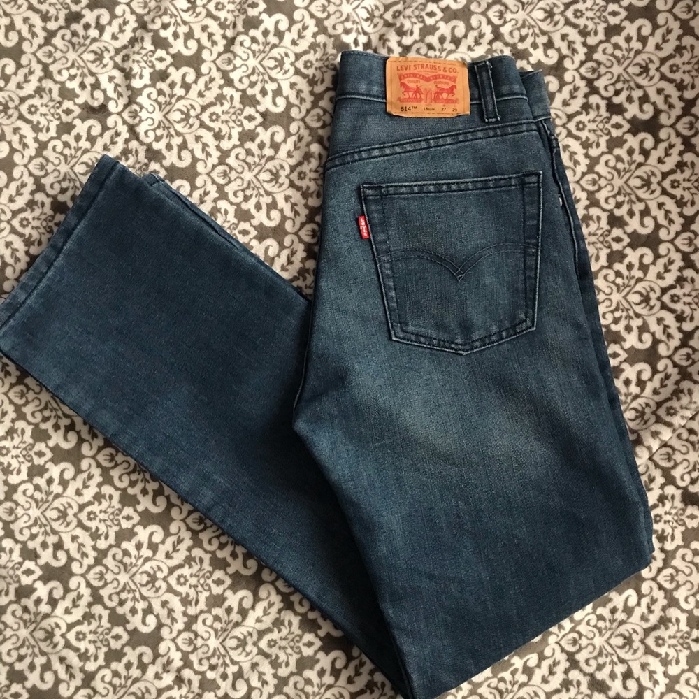 Boys 18 slim 514 27/29 Levi’s straight leg